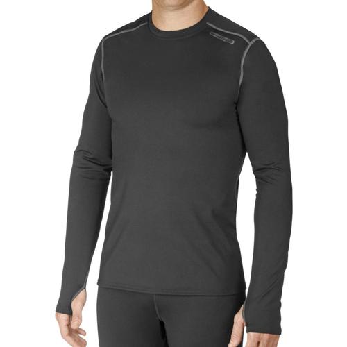Hot Chillys Men's Micro-Elite Chamois Crewneck - 2XL Black_101