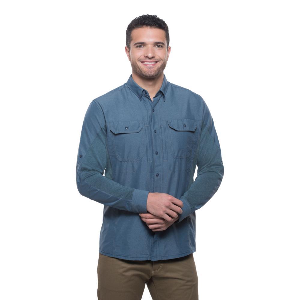 KUHL Men's Airspeed Long Sleeve Shirt PIRATEBLUE