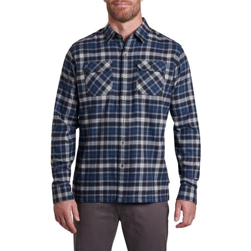 KUHL Men's Dillingr Long Sleeve Flannel Shirt Interstellar