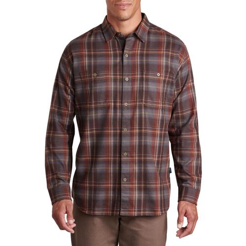 KUHL Men's Fugitive Flannel Long Sleeve Shirt Firestone