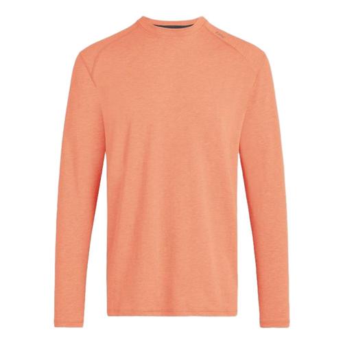 tasc Men's Carrollton Heather Long Sleeve Fitness T-Shirt Sahara_812