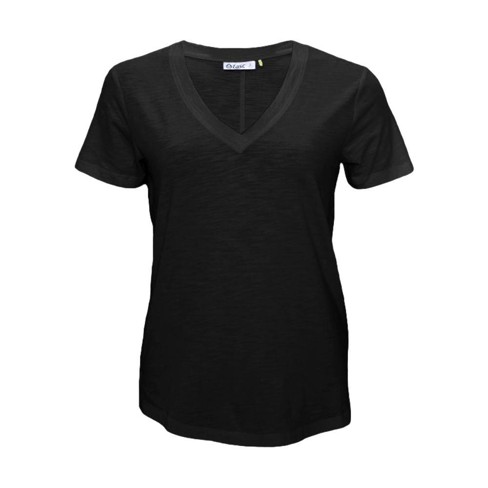 tasc Women's Easy V-Neck T-Shirt BLACK_001