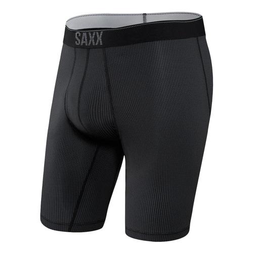 Saxx Men's Quest Long Boxer Briefs Black2_bl2