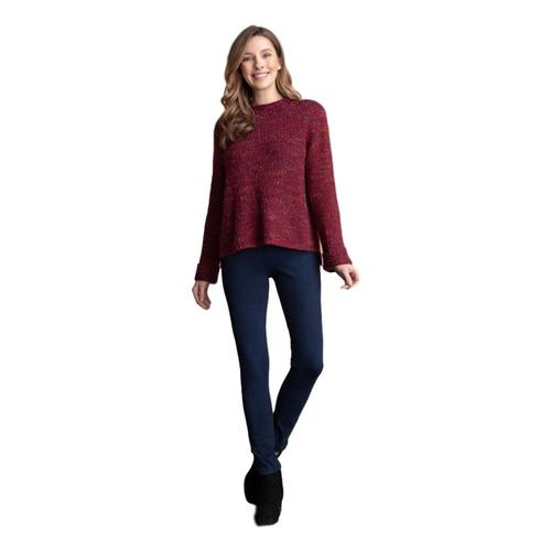 Habitat Women's Confetti Yarn Pullover Sangria