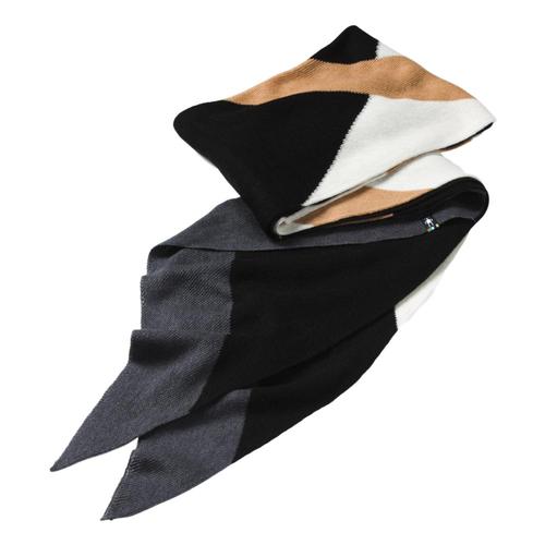 Smartwool Snowline Point Pattern Scarf Blackc_f14