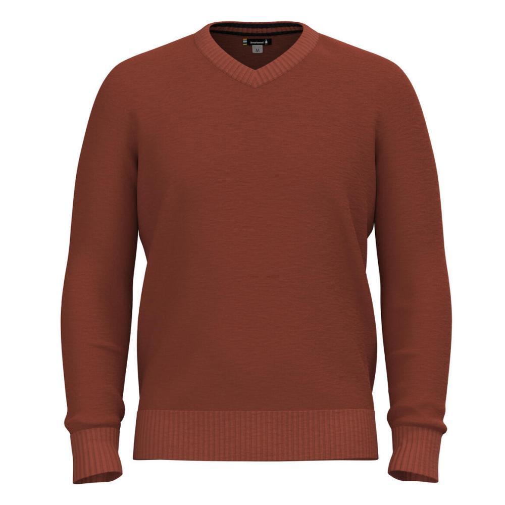 Smartwool Men's Sparwood V-Neck Sweater PECAN_M01