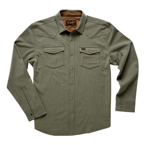 Howler Brothers Men's Stockman Stretch Snapshirt Moss_mos
