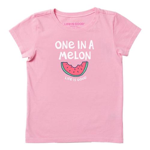 Life is Good Toddler One In A Melon Crusher Tee Hpypink