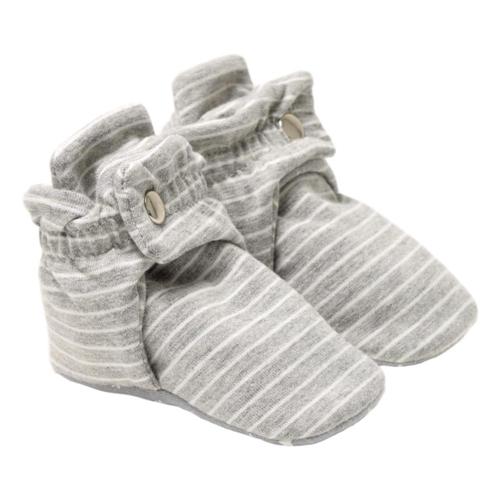 Robeez Infant Stripe Grey Booties Grystripe