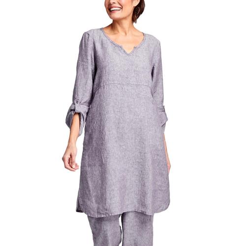 FLAX Women's Pullover Dress Plumyarndye