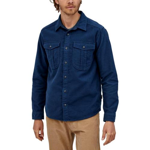 Patagonia Men's Long-Sleeved Topo Canyon Moleskin Shirt Blue_snbl
