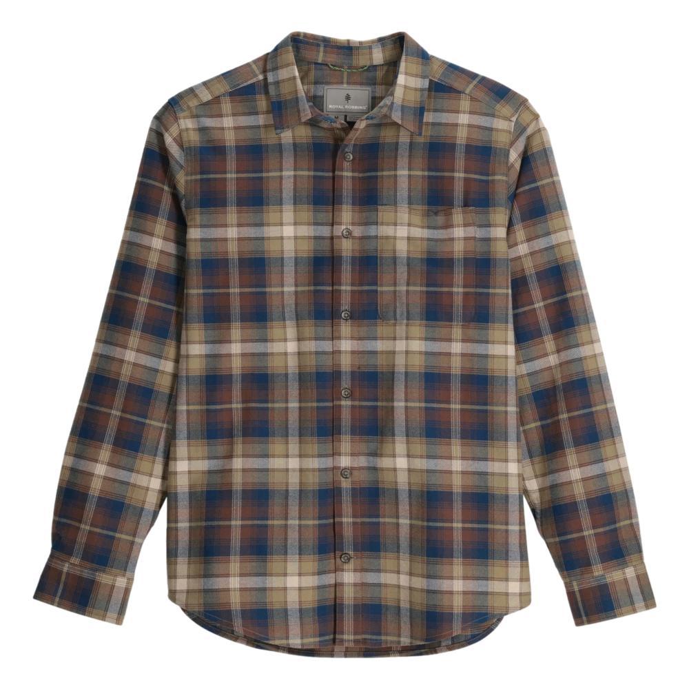 Royal Robbins Men's Lieback Organic Cotton Flannel Long Sleeve Shirt ROAST_198