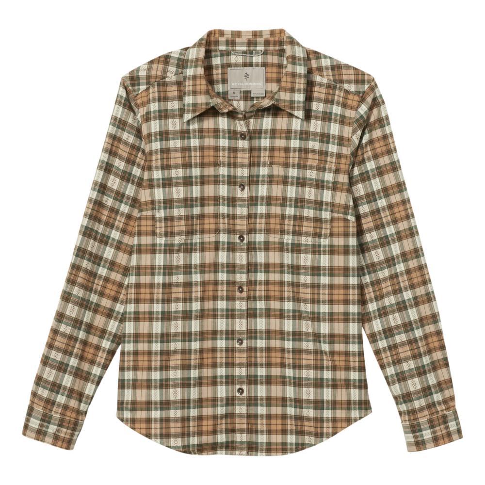 Royal Robbins Women's Thermotech Flannel Shirt OLIVE_392