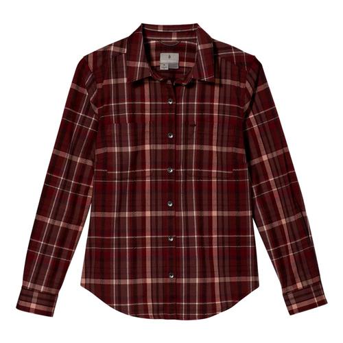Royal Robbins Women's Thermotech Flannel Shirt Syrah_436