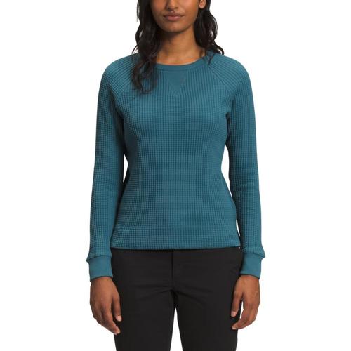 The North Face Women's Long Sleeve Chabot Crew Shirt Blue_q31