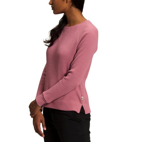 The North Face Women's Long Sleeve Chabot Crew Shirt Mesarose_rn2