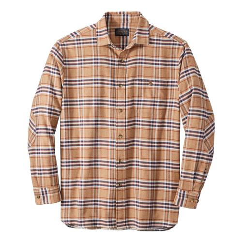 Pendleton Men's Cascade Flannel Shirt Camel_61516