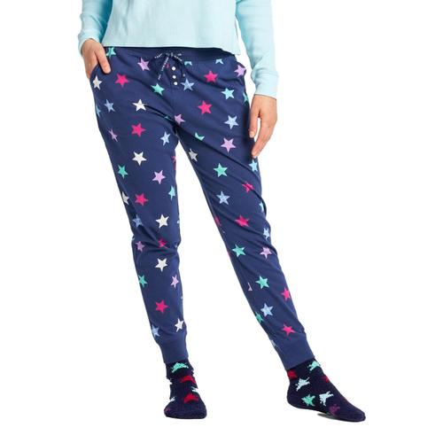 Life is Good Women's Stars Snuggle Up Sleep Joggers Darkestblue