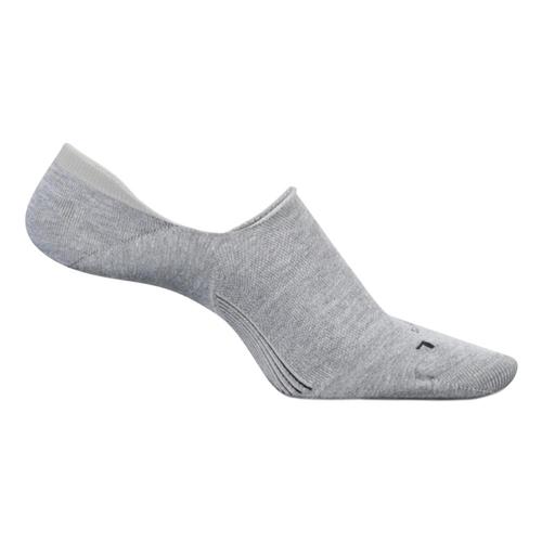 Feetures Men's No Show Hidden Socks Gray