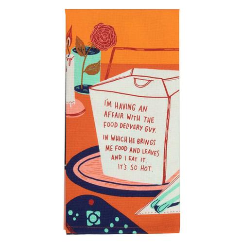 Blue Q I'm Having An Affair With The Food Delivery Guy Dish Towel