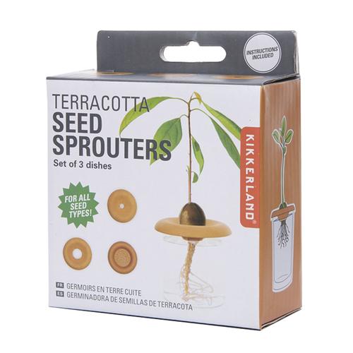 Kikkerland Terracotta Seed Sprouters