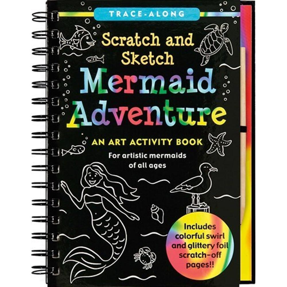  Peter Pauper Press Scratch & Sketch Mermaid Adventure