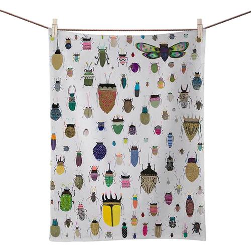 Greenbox Art Insect Friends Tea Towel