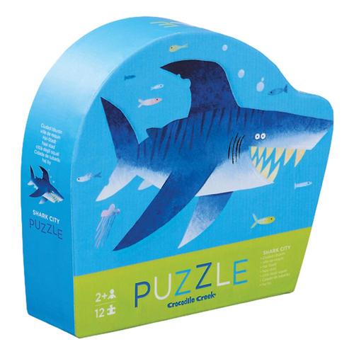 Crocodile Creek Shark City 12pc Mini Jigsaw Puzzle 12pc
