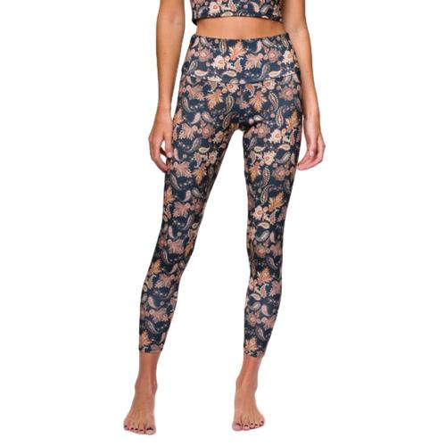 Onzie Women's Sustainable Soul High Rise Midi Leggings Paisley_gpa