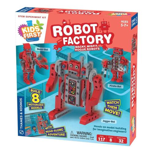 Thames & Kosmos Kids First Robot Factory: Wacky, Misfit, Rogue Robots
