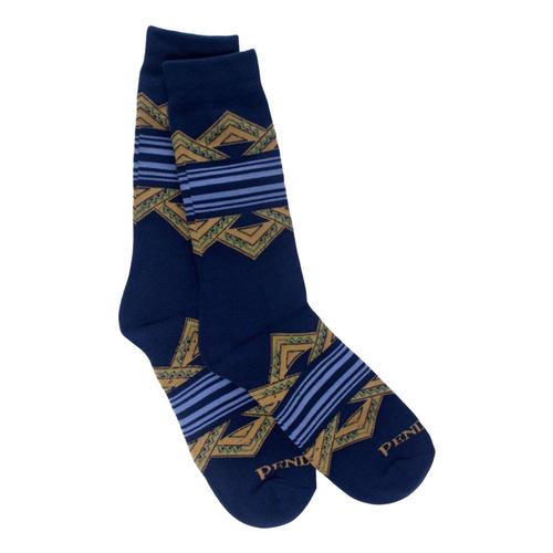 Pendleton American Treasures Crew Socks Blue
