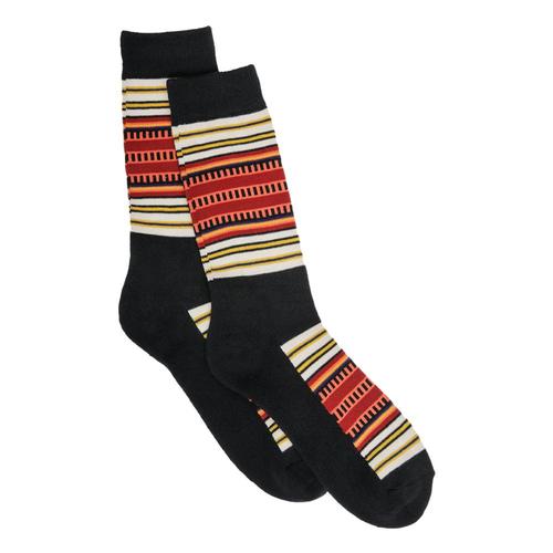 Pendleton National Park Stripe Crew Socks Black