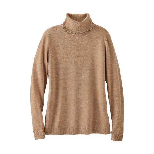 Pendleton Women's Timeless Merino Turtleneck Camel_73815