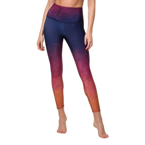 Onzie Women's Graphic High Rise Midi Leggings Firestone