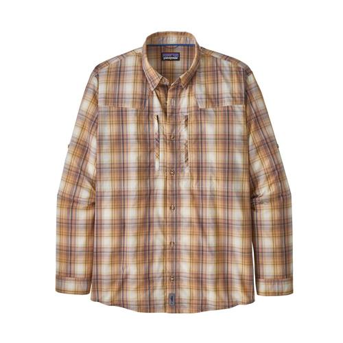Patagonia Men's Long-Sleeved Sun Stretch Shirt Tan_bkta