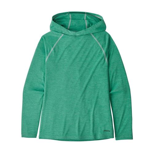 Patagonia Girls Capilene Cool Daily Sun Hoody Green_lbgx