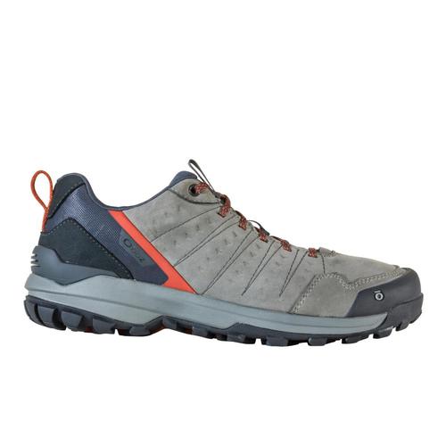 Oboz Men's Sypes Low Leather Waterproof Hiking Shoes Steel