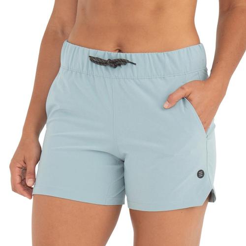 Free Fly Women's Swell Shorts - 4.5in Inseam Coastalsage_102