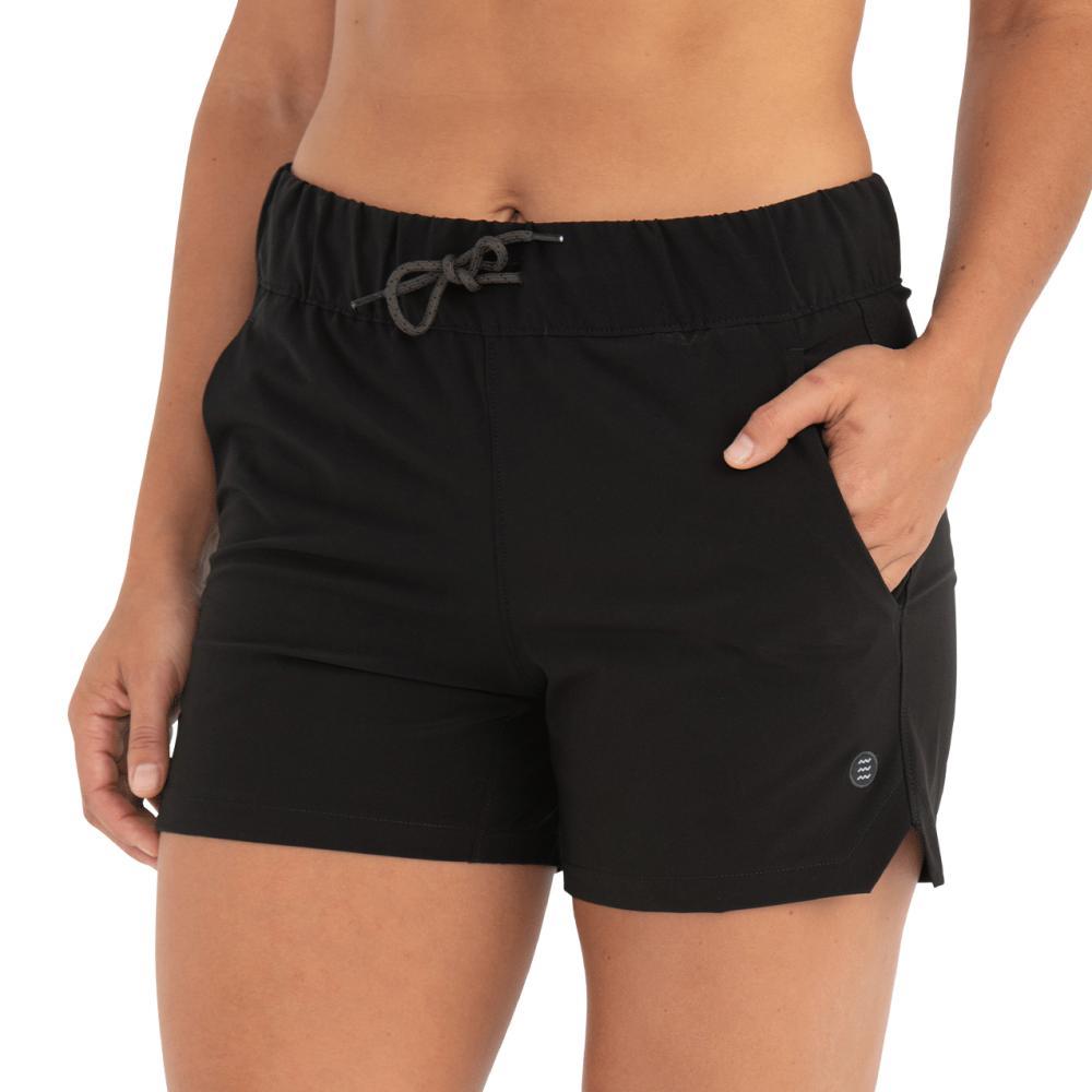 Free Fly Women's Lined Breeze Shorts - 4in Inseam BLACK_101