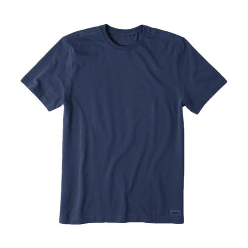 Life is Good Men's Solid Crusher Tee Darkestblu