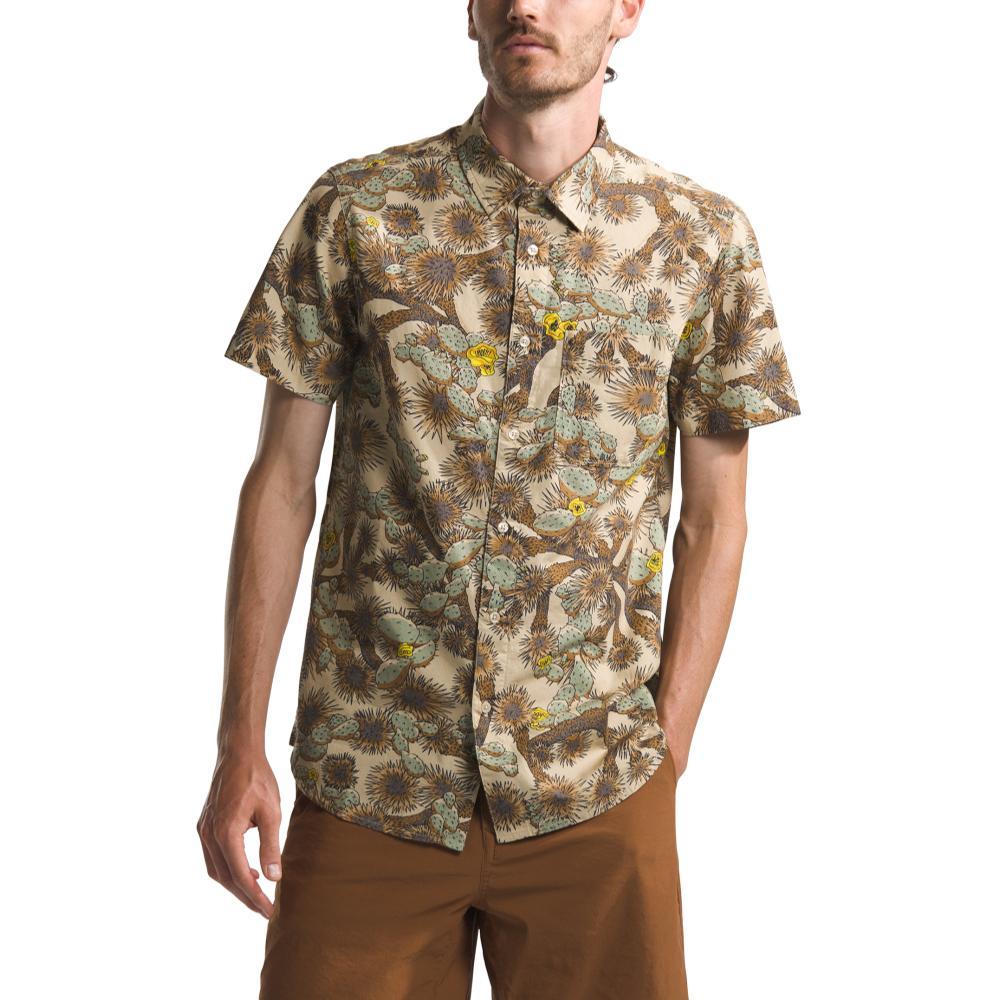The North Face Men's Short Sleeve Baytrail Pattern Shirt GRAVEL_R9I