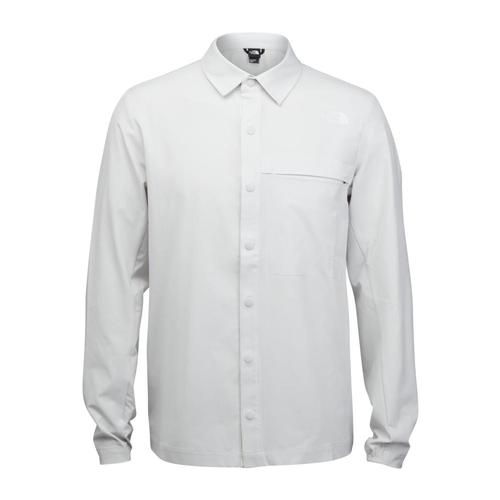 The North Face Men's First Trail Long Sleeve Shirt Grey_9b8