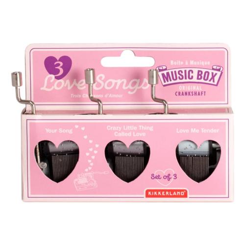 Kikkerland 3 Love Songs Music Box Set