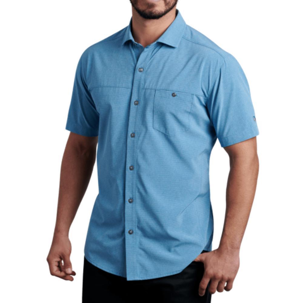 KUHL Men's Optimizr Short Sleeve Shirt BLUE_MABL