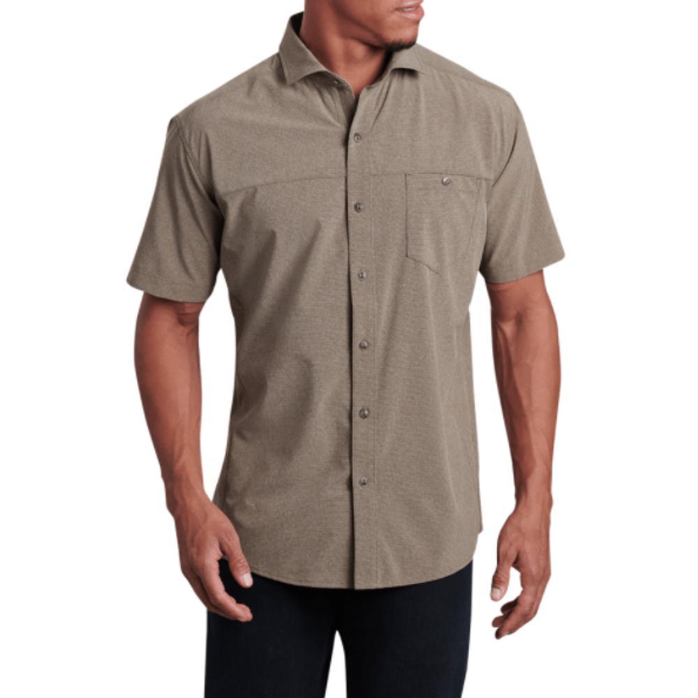 KUHL Men's Optimizr Short Sleeve Shirt BRANDY_BRAN