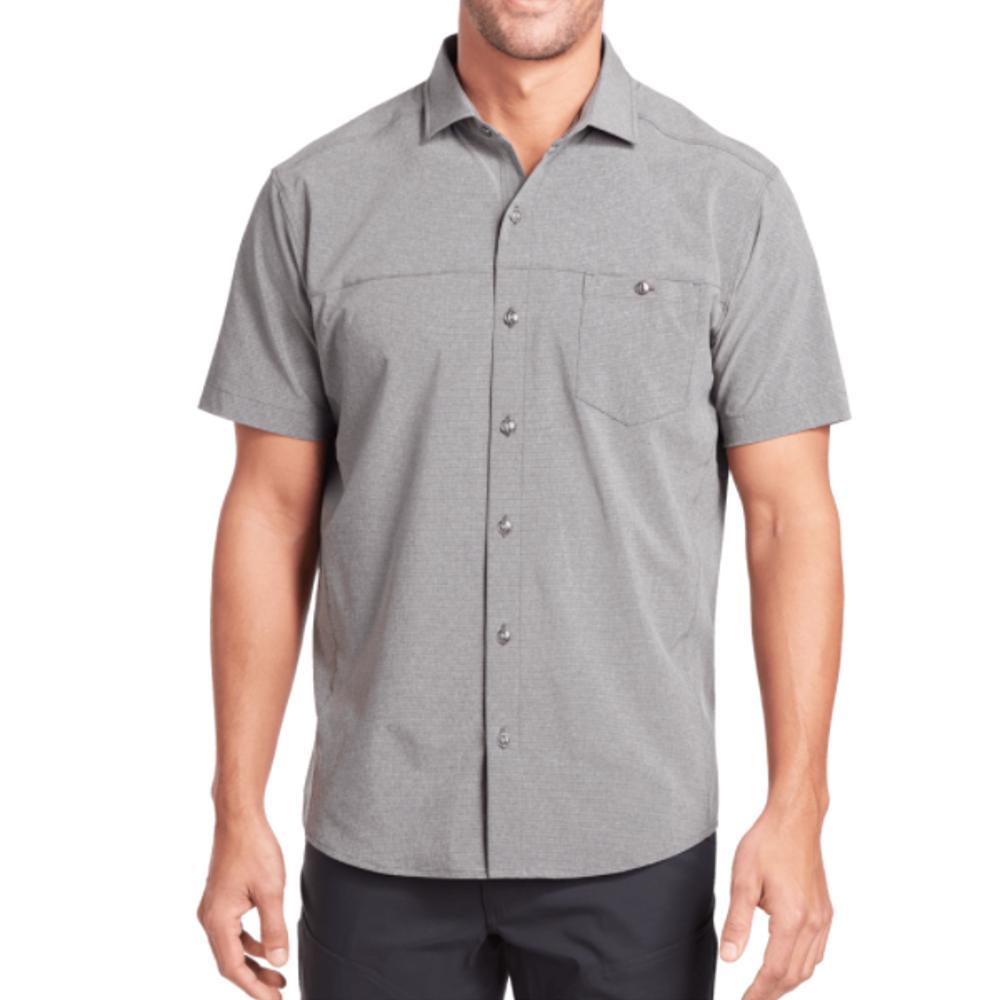 KUHL Men's Optimizr Short Sleeve Shirt GREY_ANG