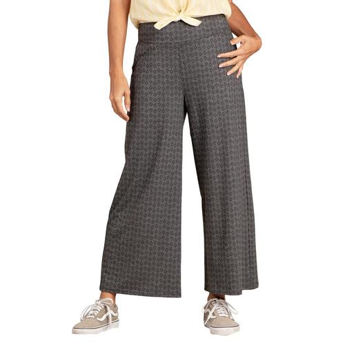 Toad&Co Women's Chaka Wide Leg Pull On Pants Sootprint_979