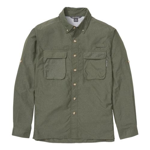 ExOfficio Men's Air Strip Long Sleeve Shirt Croc_8445