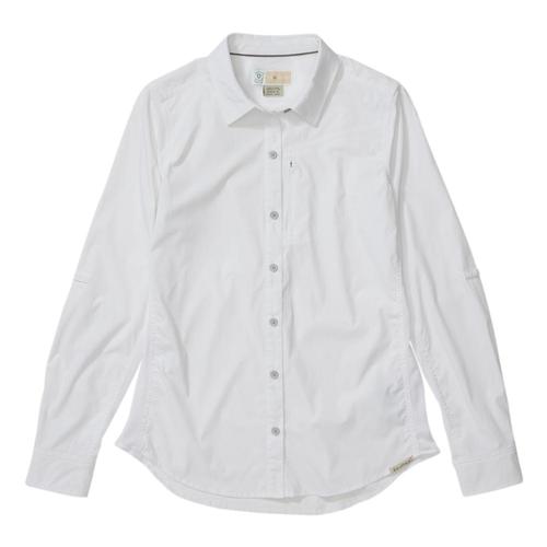 ExOfficio Women's BugsAway Rhyolite Long Sleeve Shirt White_1000