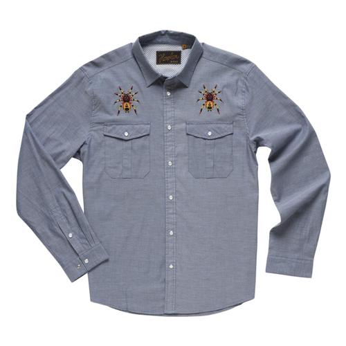 Howler Brothers Men's Gaucho Snapshirt Indigo_ind